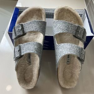 Birkenstocks, grey, size 40